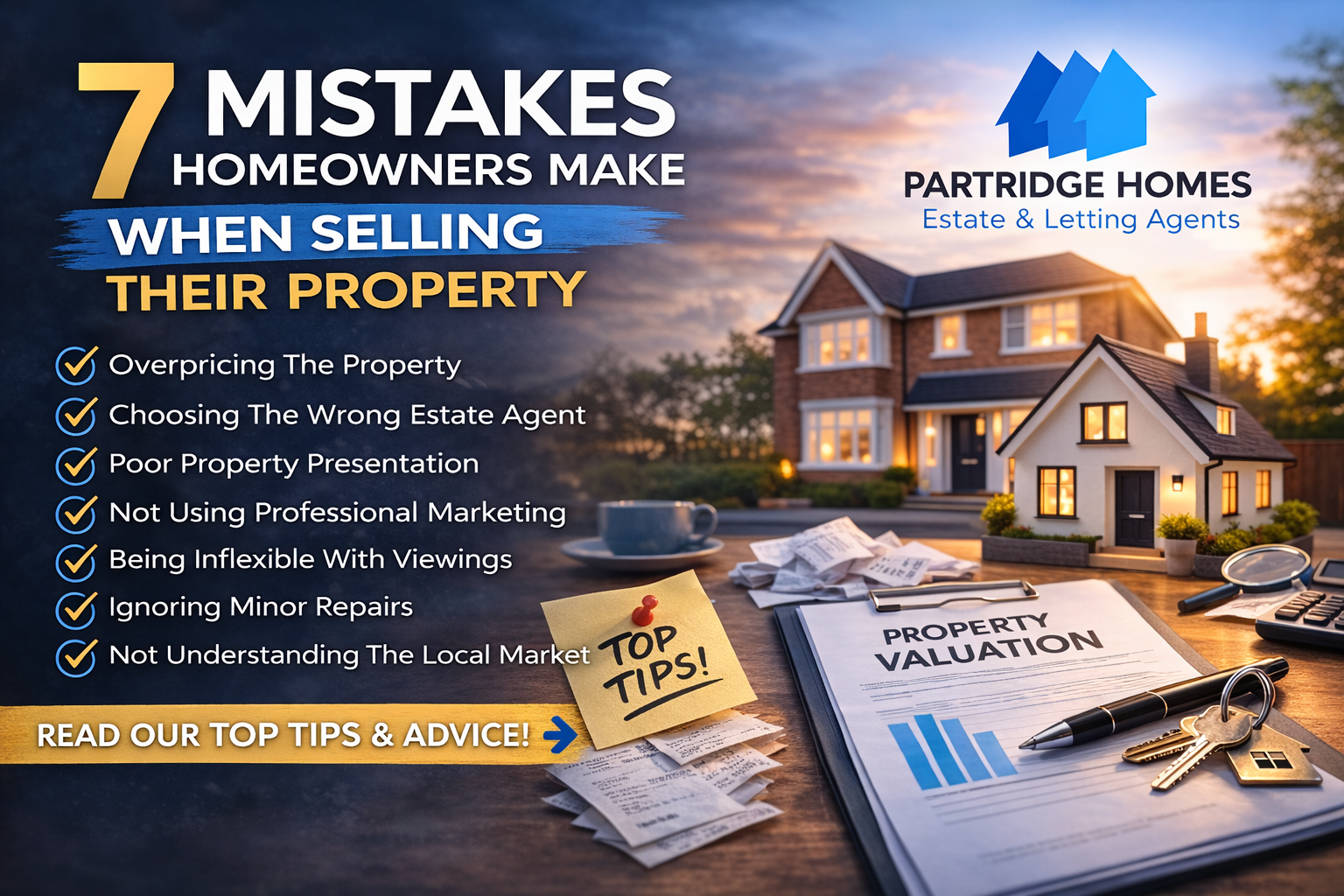 7 Mistakes Homeowners Make When Selling Their Property