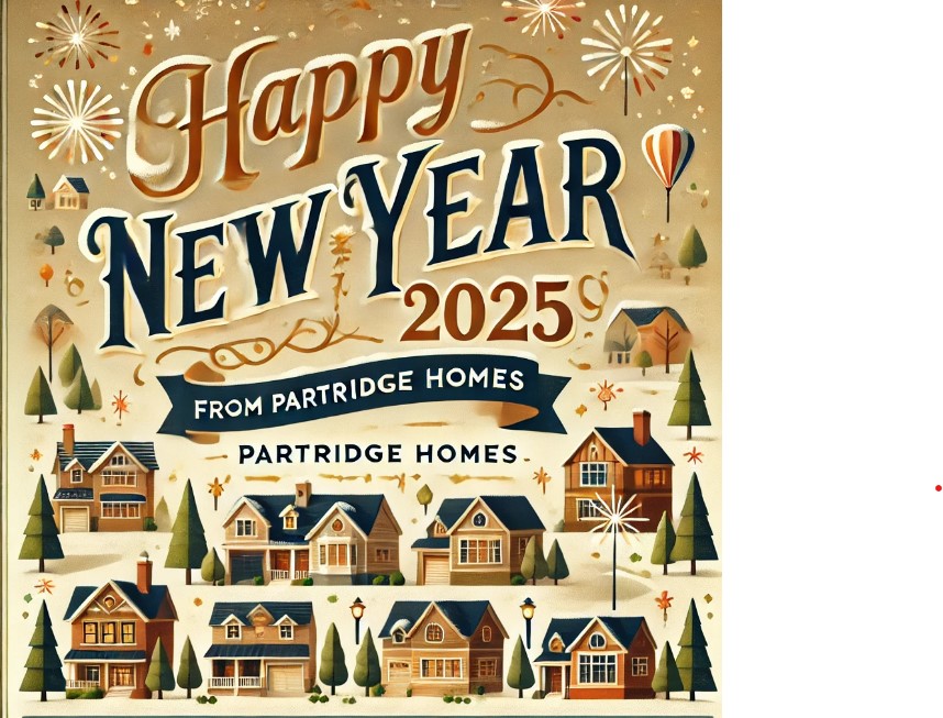 Happy New Year from All of Us at Partridge Homes!