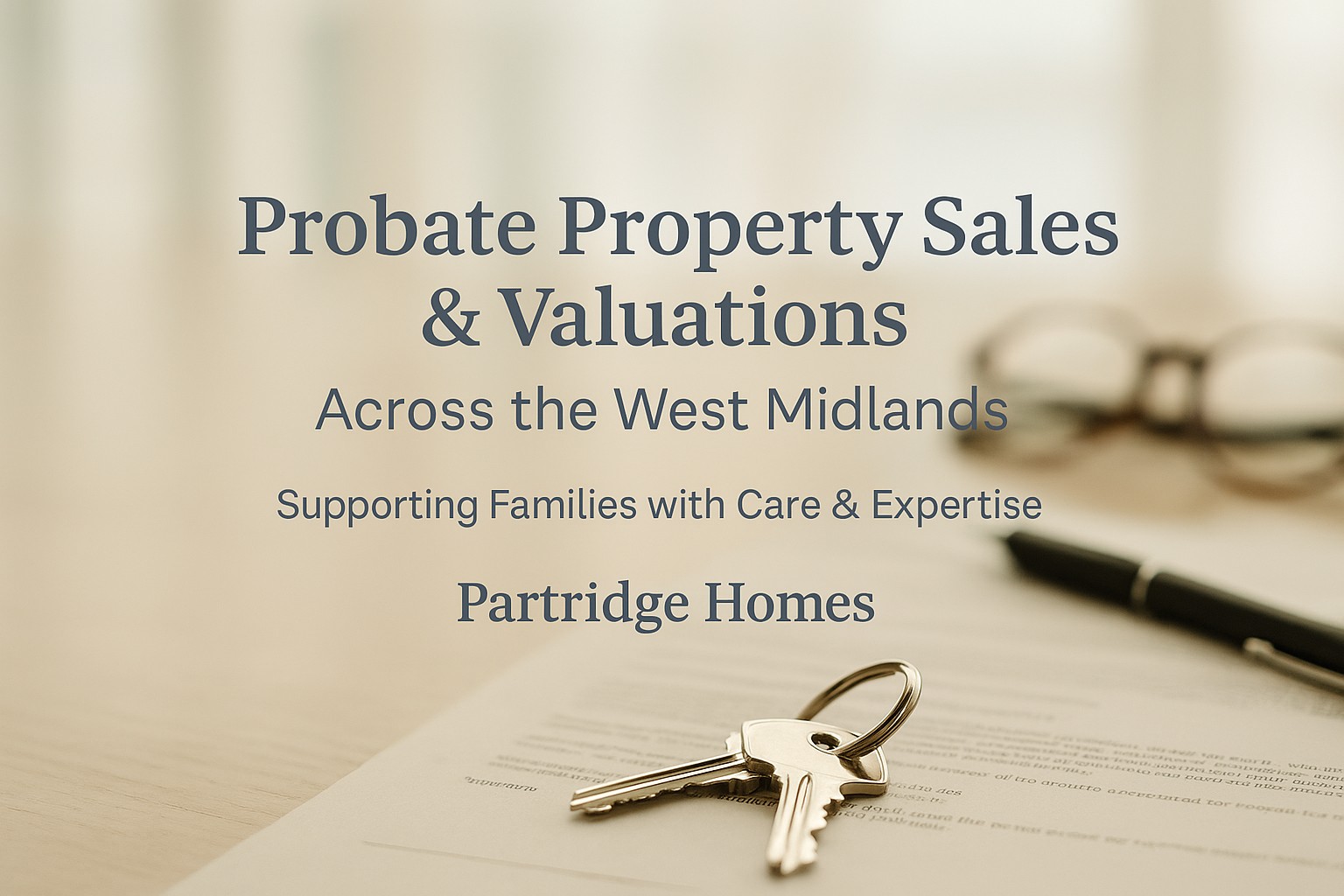 How to Sell a Property in Probate – The Complete Guide for Families in Solihull, Birmingham, Wolverhampton & Walsall